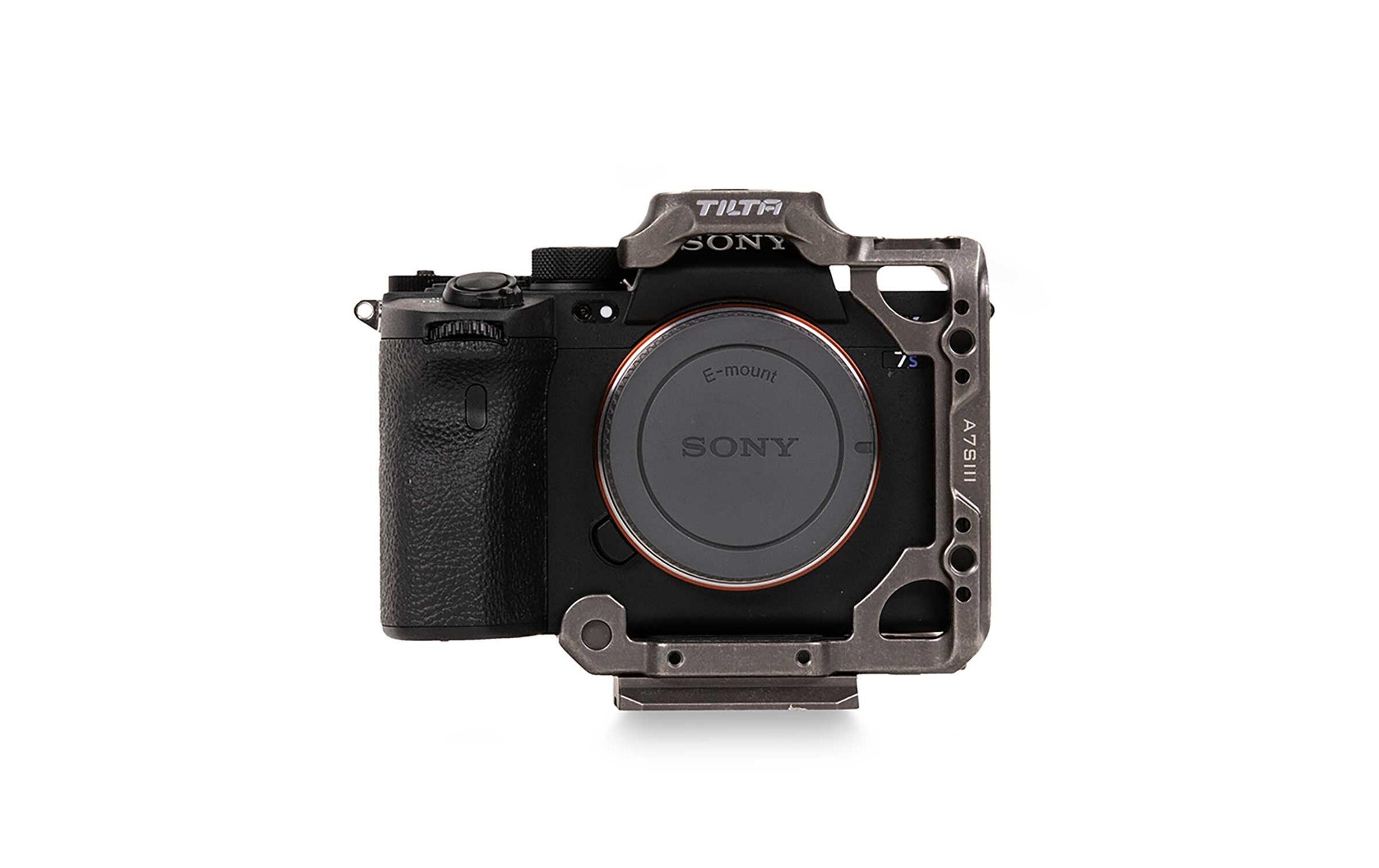 Cage Half Camera Cage für Sony Alpha 7S III Tactical GrayMinimiert Verschleiss und Abnutzung