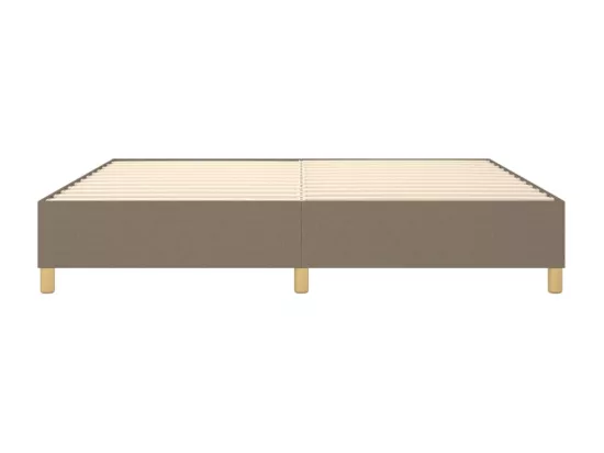 Sommier à lattes de lit Taupe 200x200 cm Tissu