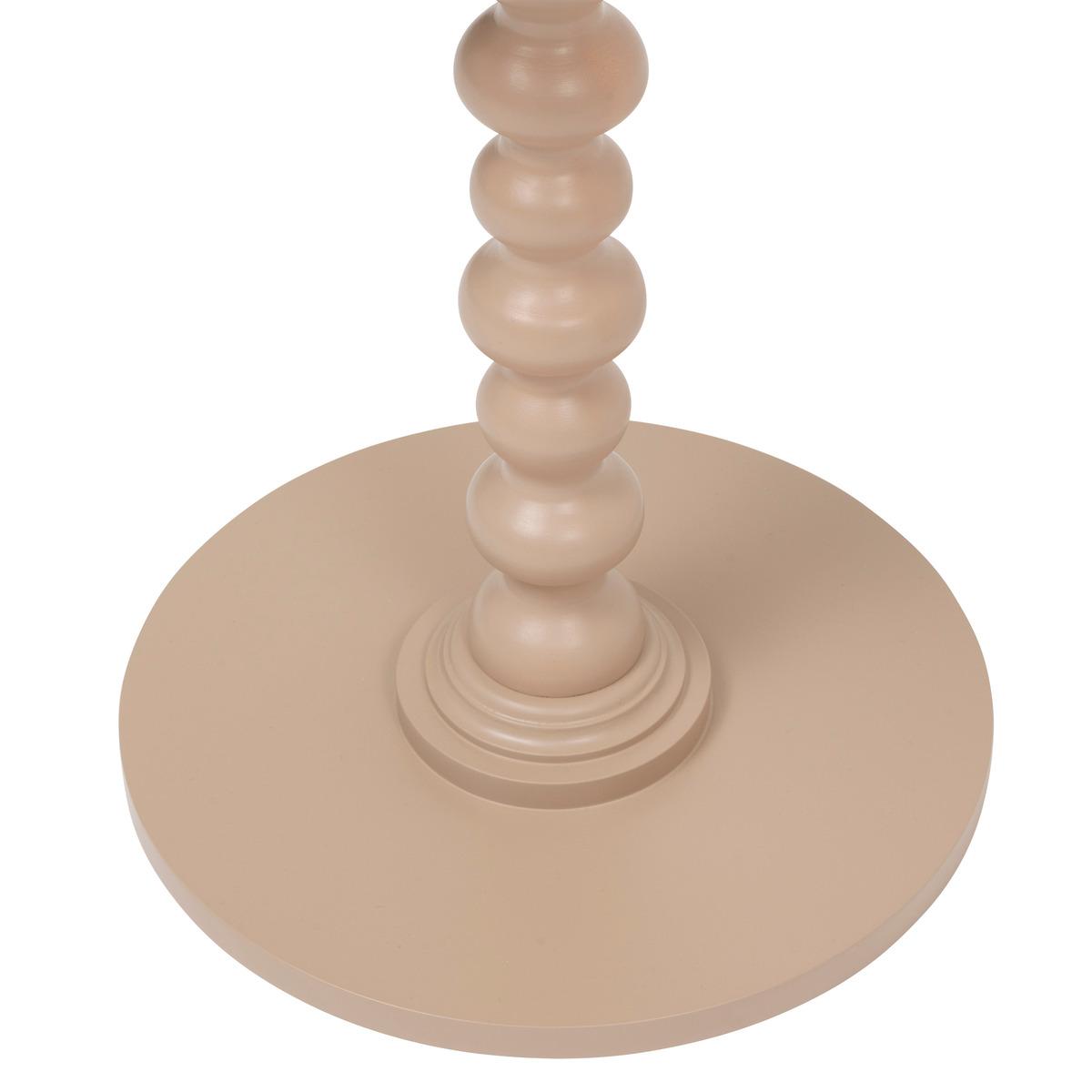 TABLE CAFE ALIX NOISETTE D.38CM