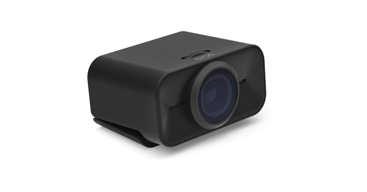 EPOSEXPAND Vision 1 webcam  (Zwart, 4K Ultra HD, USB-C)