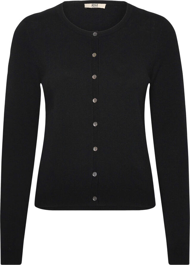 RM by Rosemunde RMWSofia wool LS cardigan Sort
