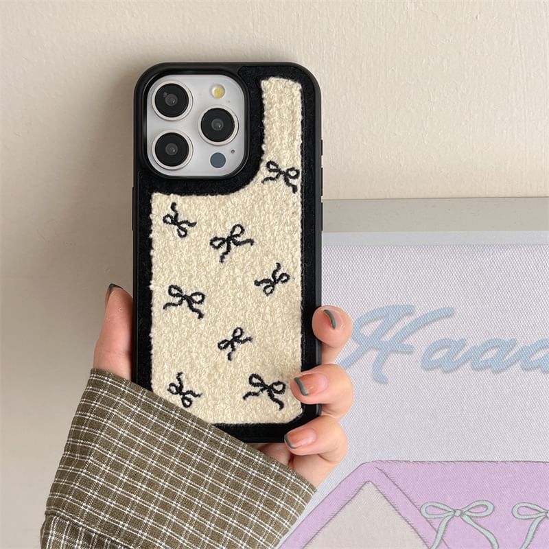 Elliure - Lint Chenille Telefoonhoesje - iPhone 16 Pro Max / 16 Pro / 16 Plus / 16 / 15 Pro Max / 15 Pro / 15 Plus / 15 / 14 Pro Max / 14 Pro / 14 Plus / 14 / 13 Pro Max / 13 Pro / 13 / 13 Mini
