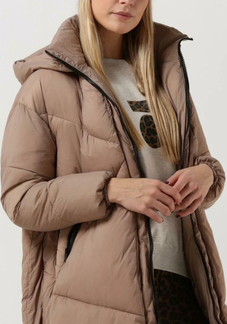 CANADIAN zand canadian gewatteerde jas eugenie recycled long
