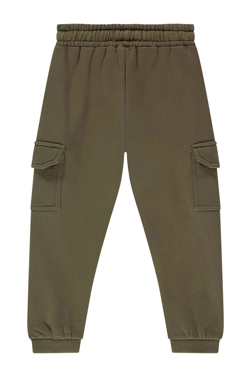 Stains&Stories regular casual broek groen