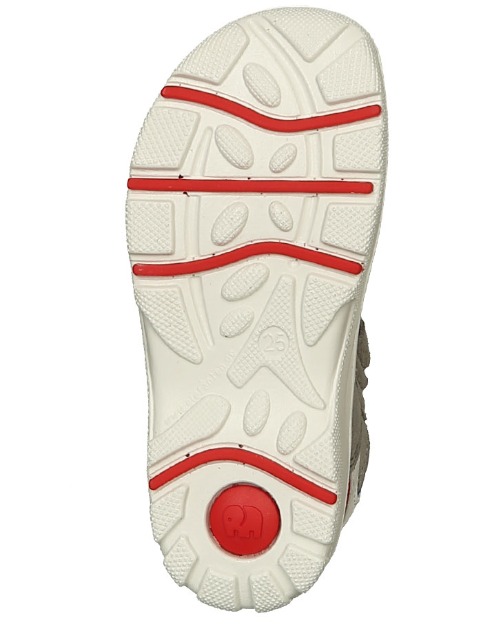 Lauflern-Sandalen PRINCE PARRET in grau