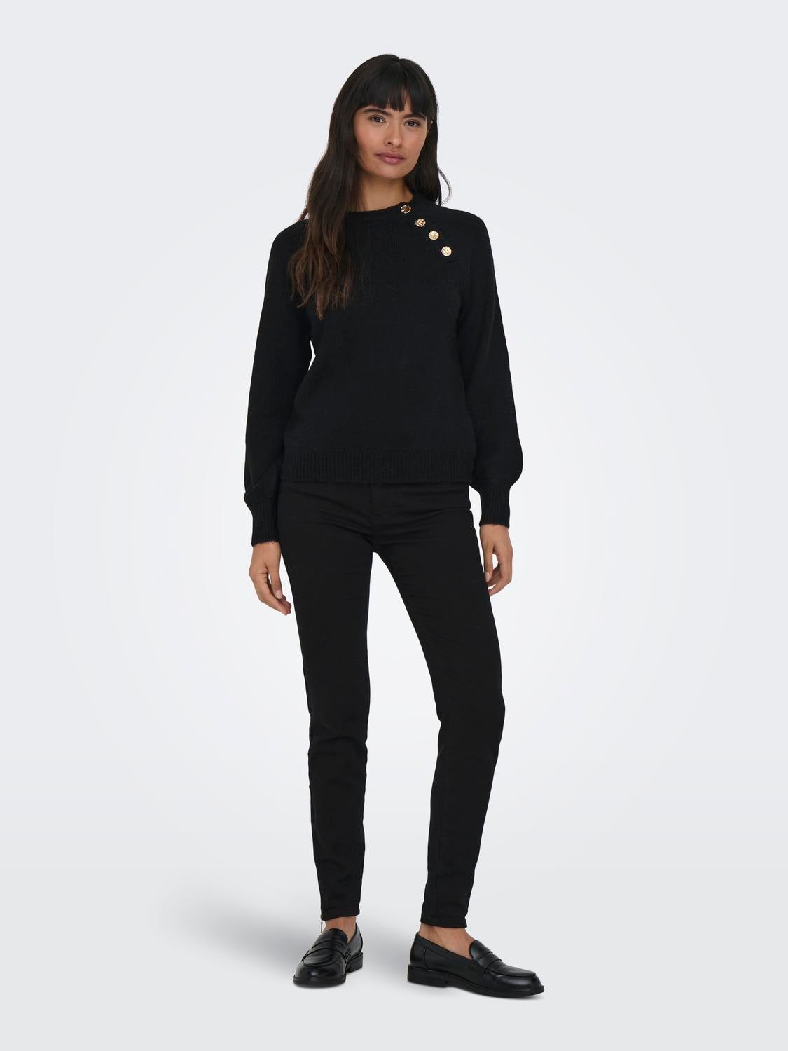 ONLEMMA Strickpullover Black