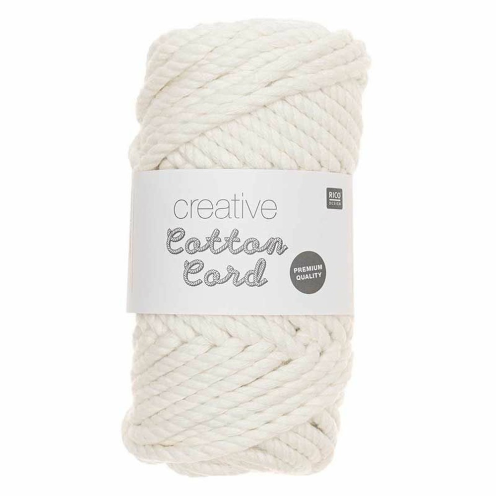 Pelote de corde en coton 25 m - blanc