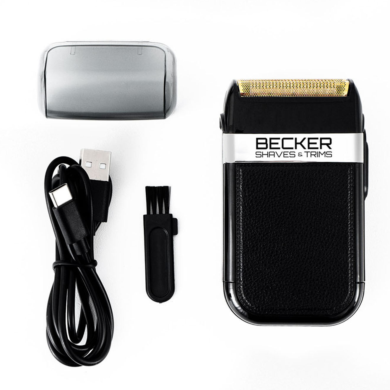 Becker Shaves & Trims Rasoir électrique sans fil noir  - 9x81x5.77x3.2 cm