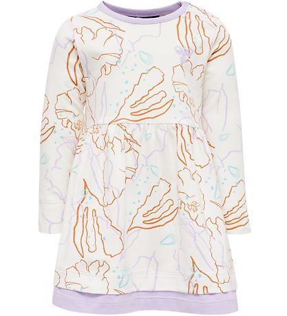 Hummel Kleid - hmlOlivia - Weiß m. Print