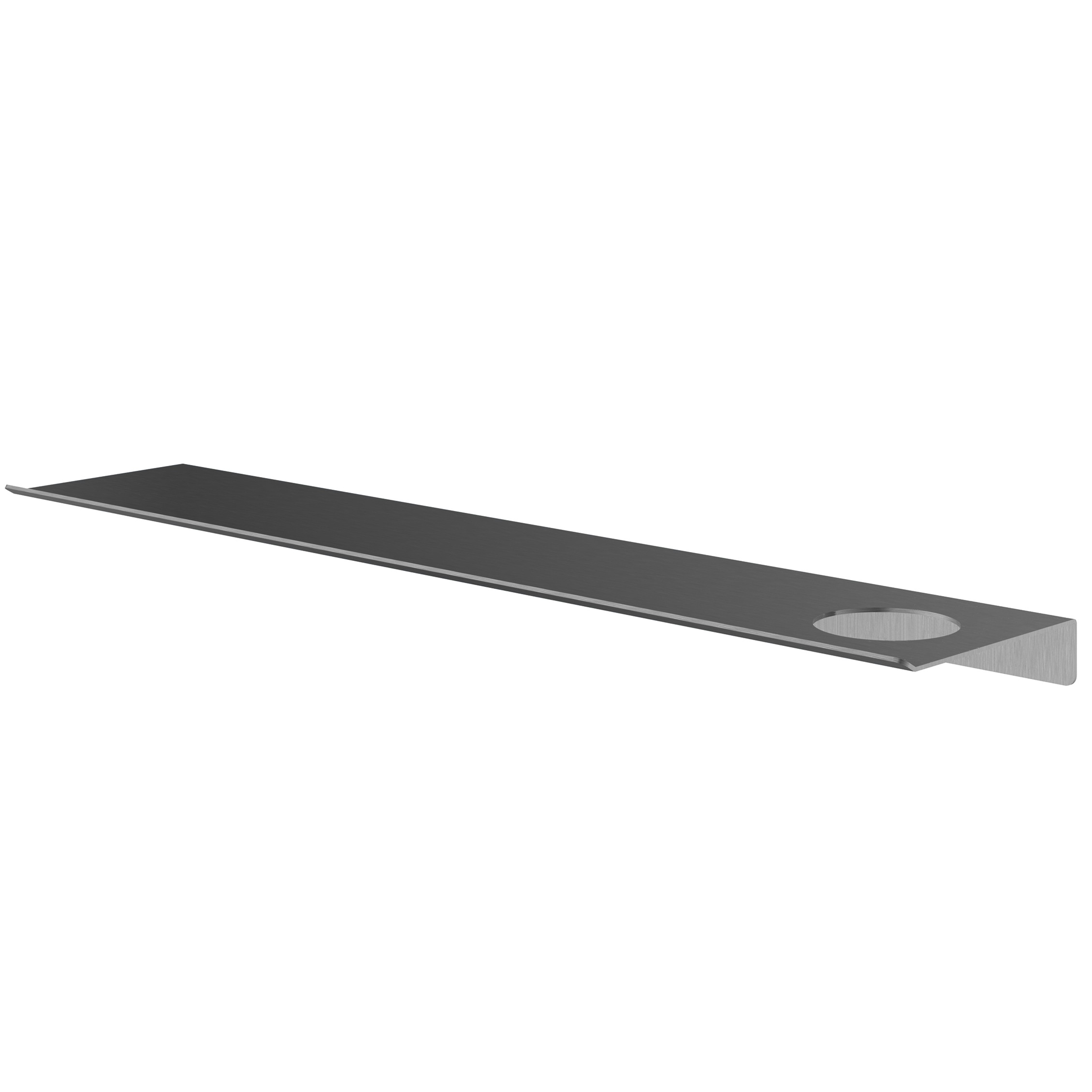 Hotbath &More planchet 60cm met uitsparing voor een zeepdispenser of beker ijzer verouderd PVD