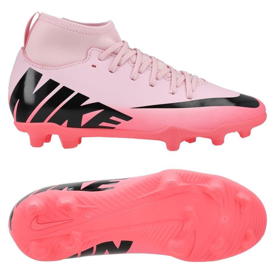 Nike Mercurial Superfly 9 Club MG Mad Brilliance - Rose/Noir Enfant