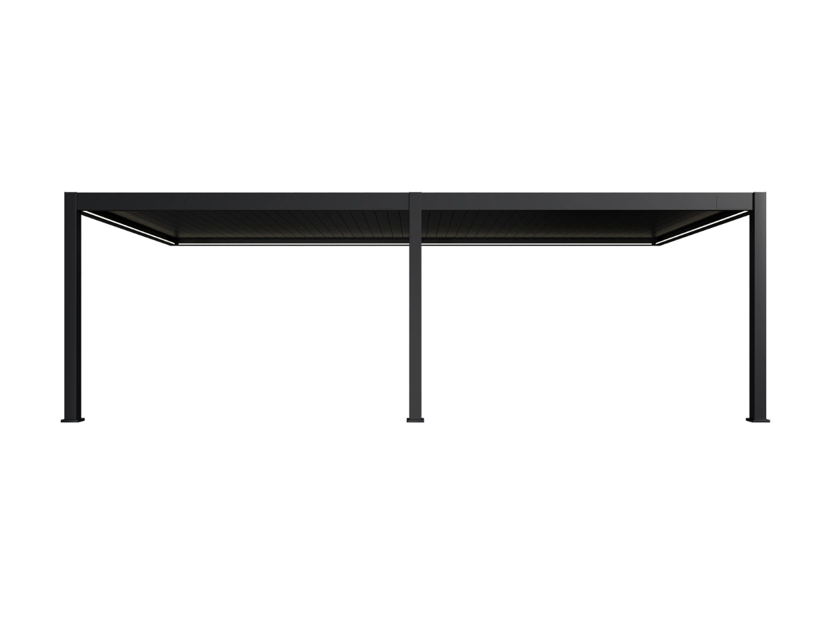 Orion Premium 400x800cm elektrische LED overkapping - wall