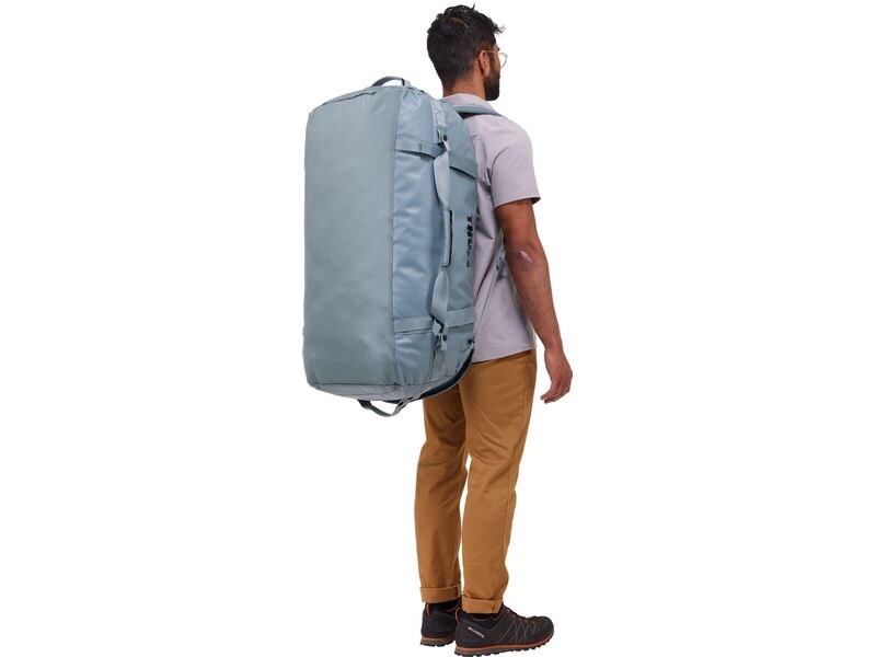 Thule Duffle Bag Chasm 90 l, Pond Gray Reisetasche und Rucksack in einem