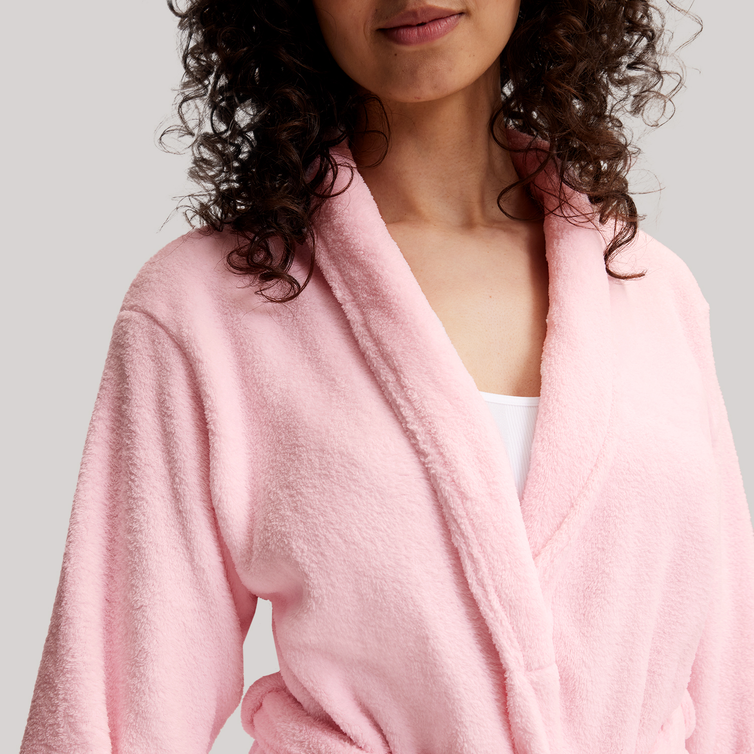 Dames badjas Lichtroze kopen? Goed en goedkoop
