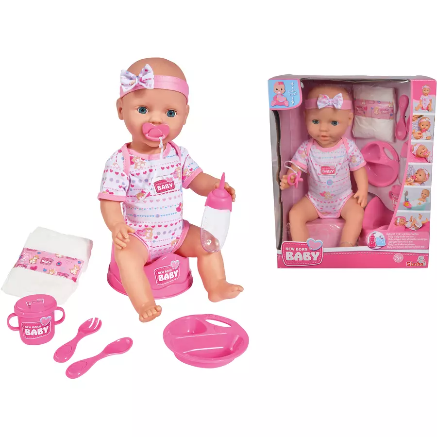 Simba Toys New Born Baby - Babypuppe 43 cm