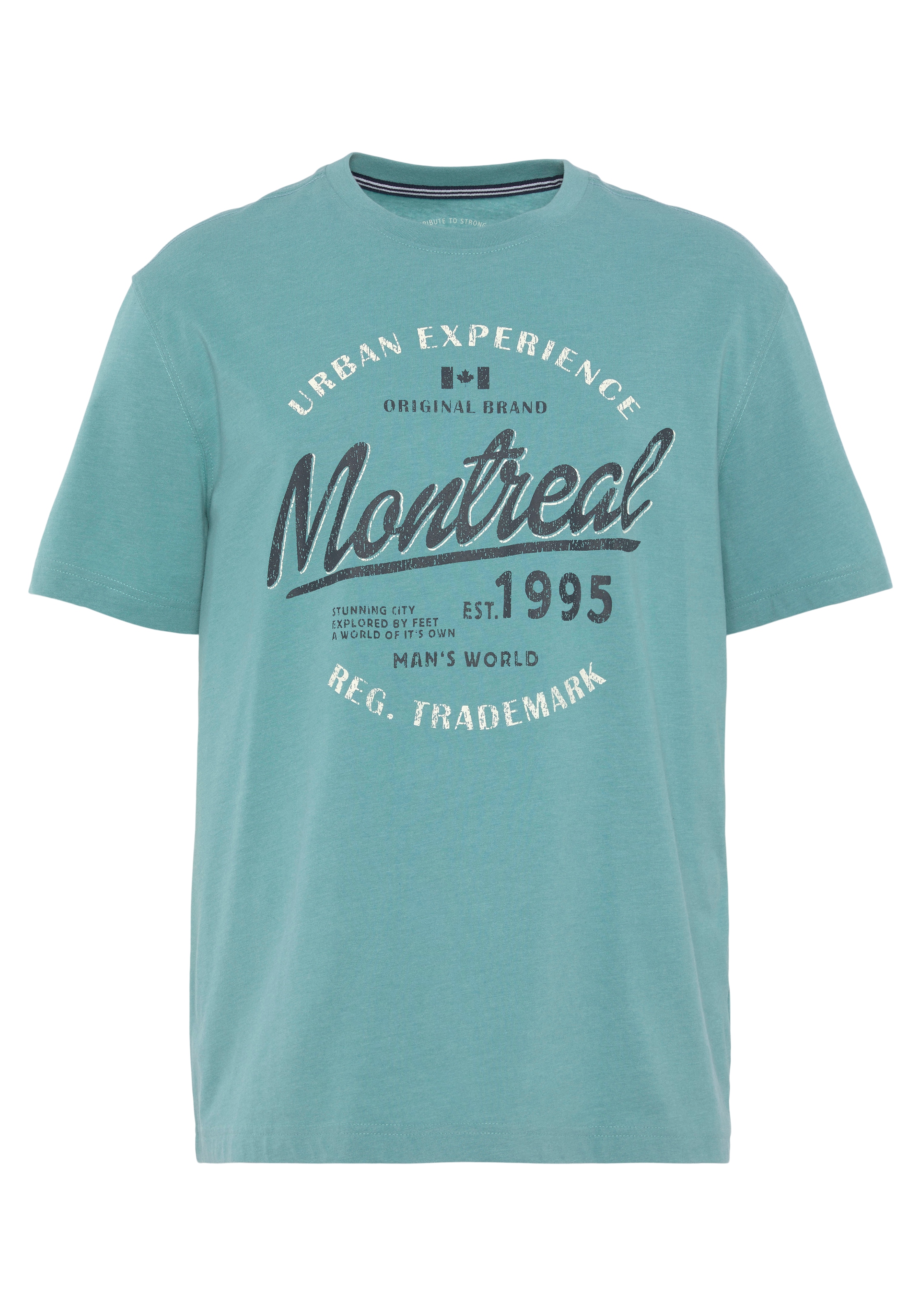 Man's World T-Shirt , Kurzarm,  lässige Passform,  aus Baumwollmischung,  pflegeleicht