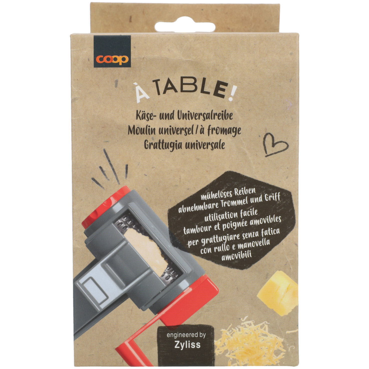 À Table! Käse- und Universalreibe
