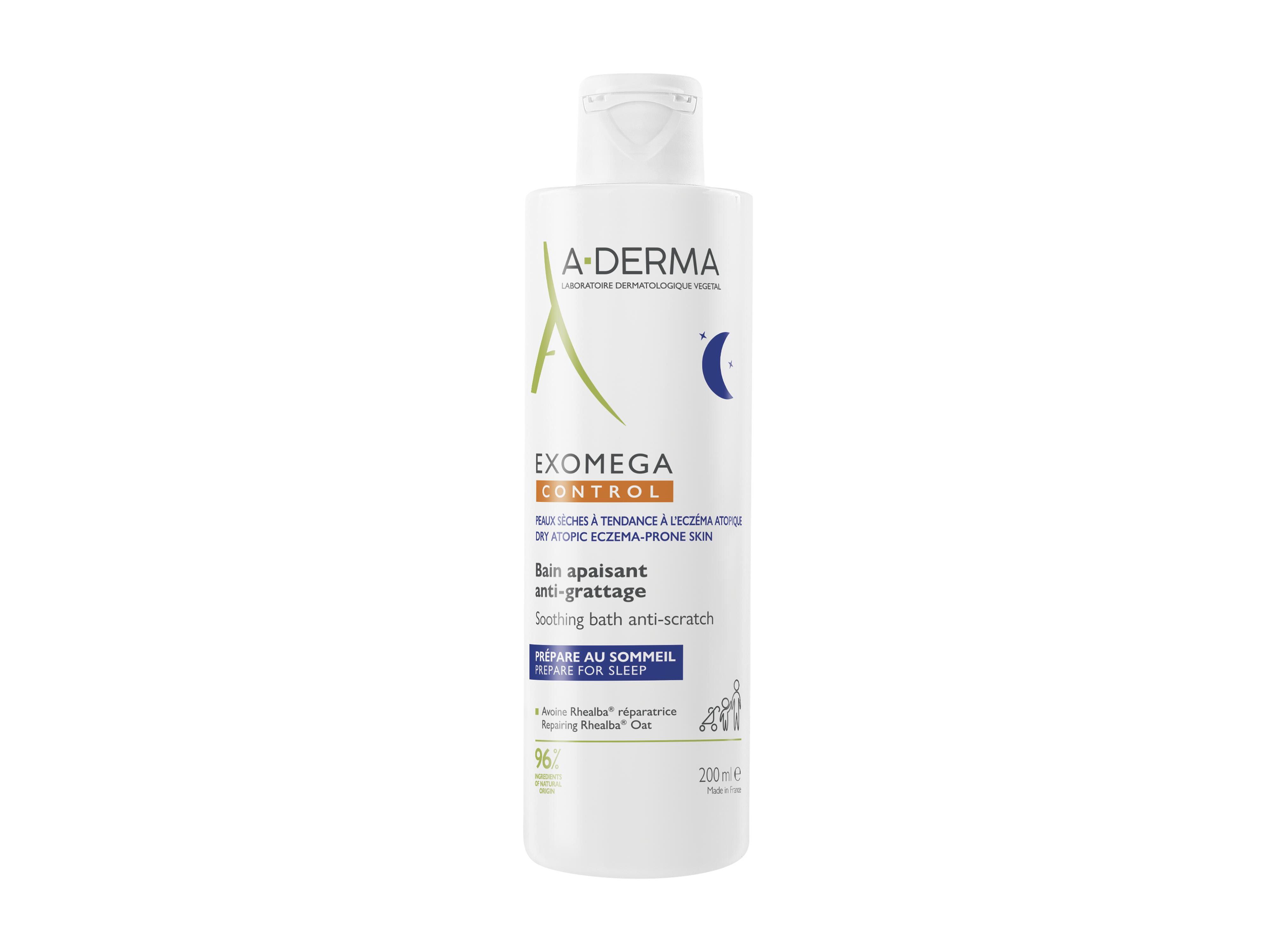 GEL BANHO A-DERMA EXOMEGA CTRL NOITE 200 ML
