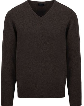 William LockiePullover Lamswol V Cacoa 7092DF-210 Cocoa