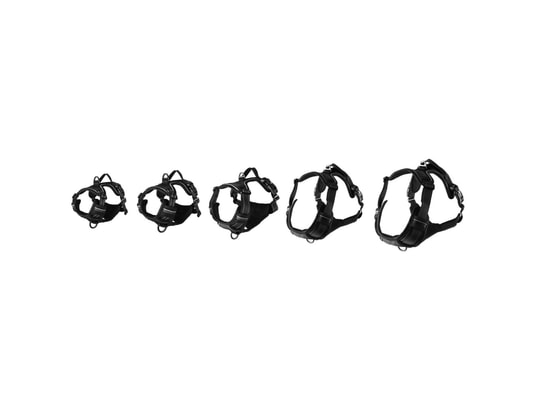 FLAMINGO - Harnais de sécurité enfant Harnais pour chiens balou noir l 60-85 cm 25mm
