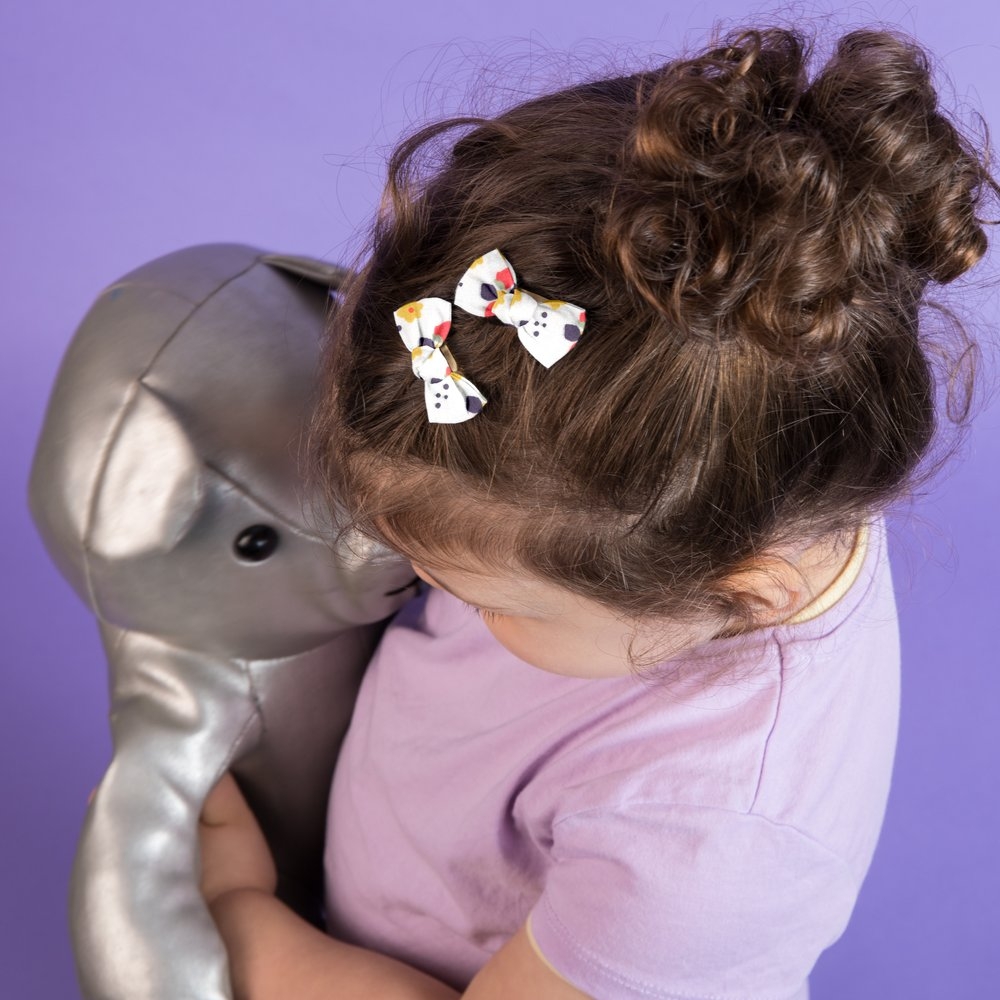 Barrettes Clic-Clac Petits Noeuds Reveil Printanier