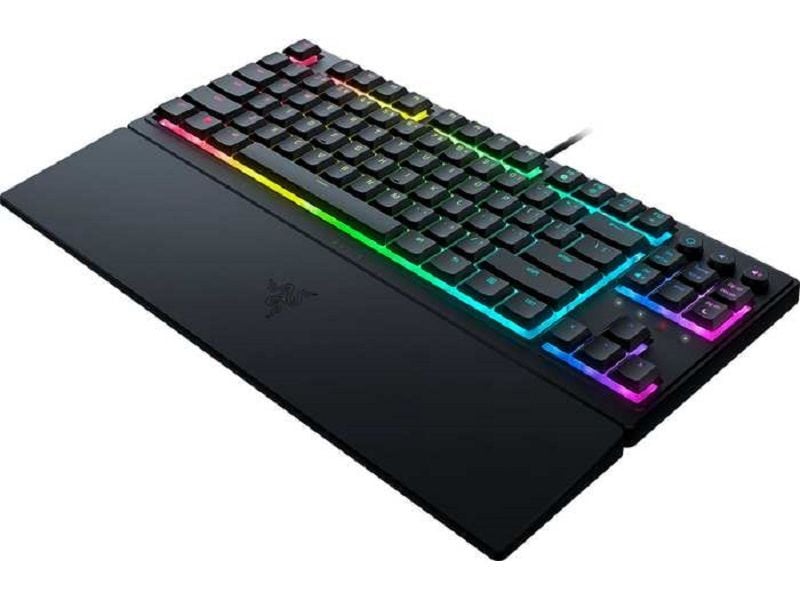 Razer Gaming-Tastatur Ornata V3 Kabelgebundene Gaming-Tastatur mit 8 RGB-Beleuchtungszonen