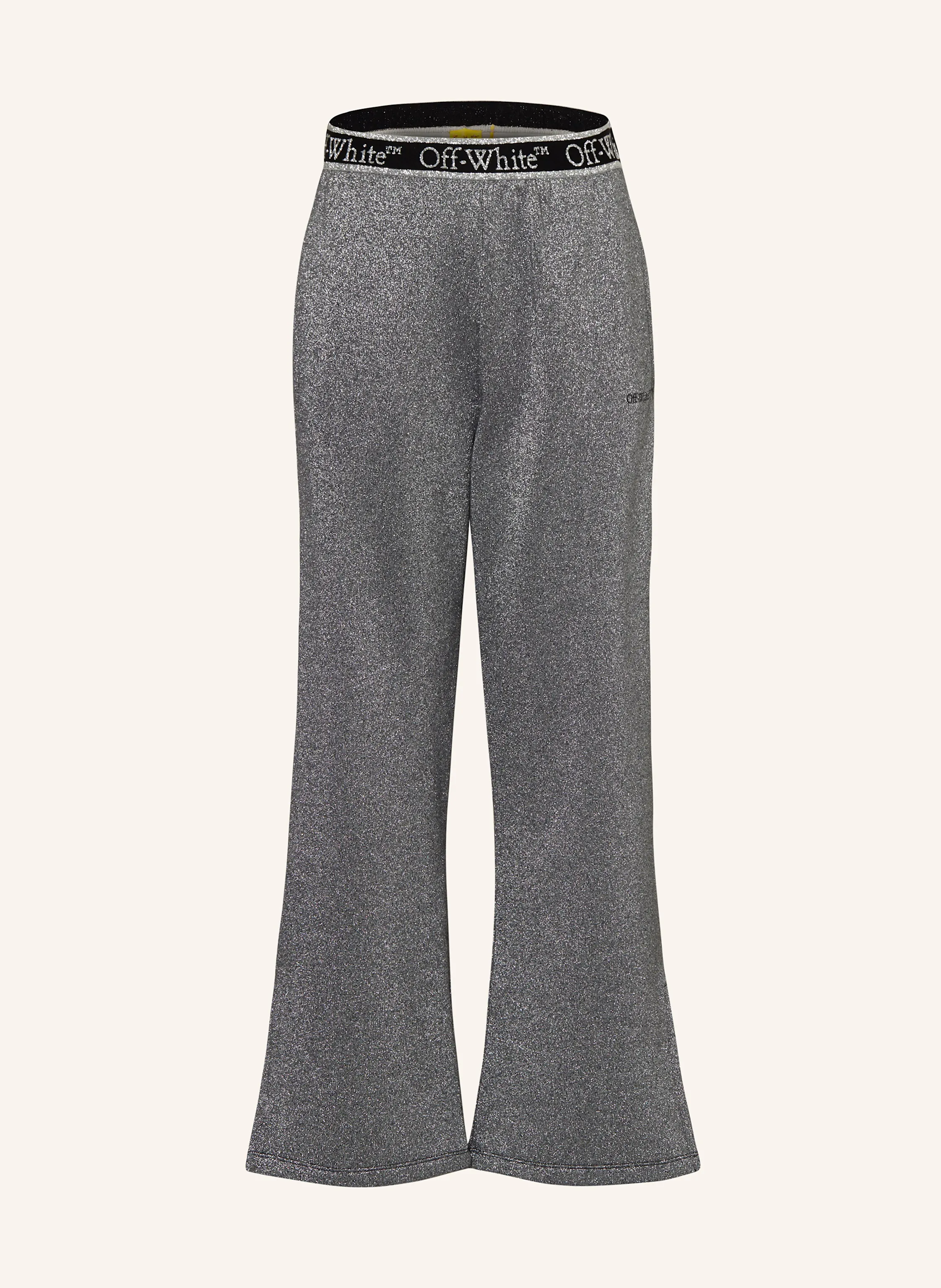 Off-White Sweatpants mit Glitzergarn