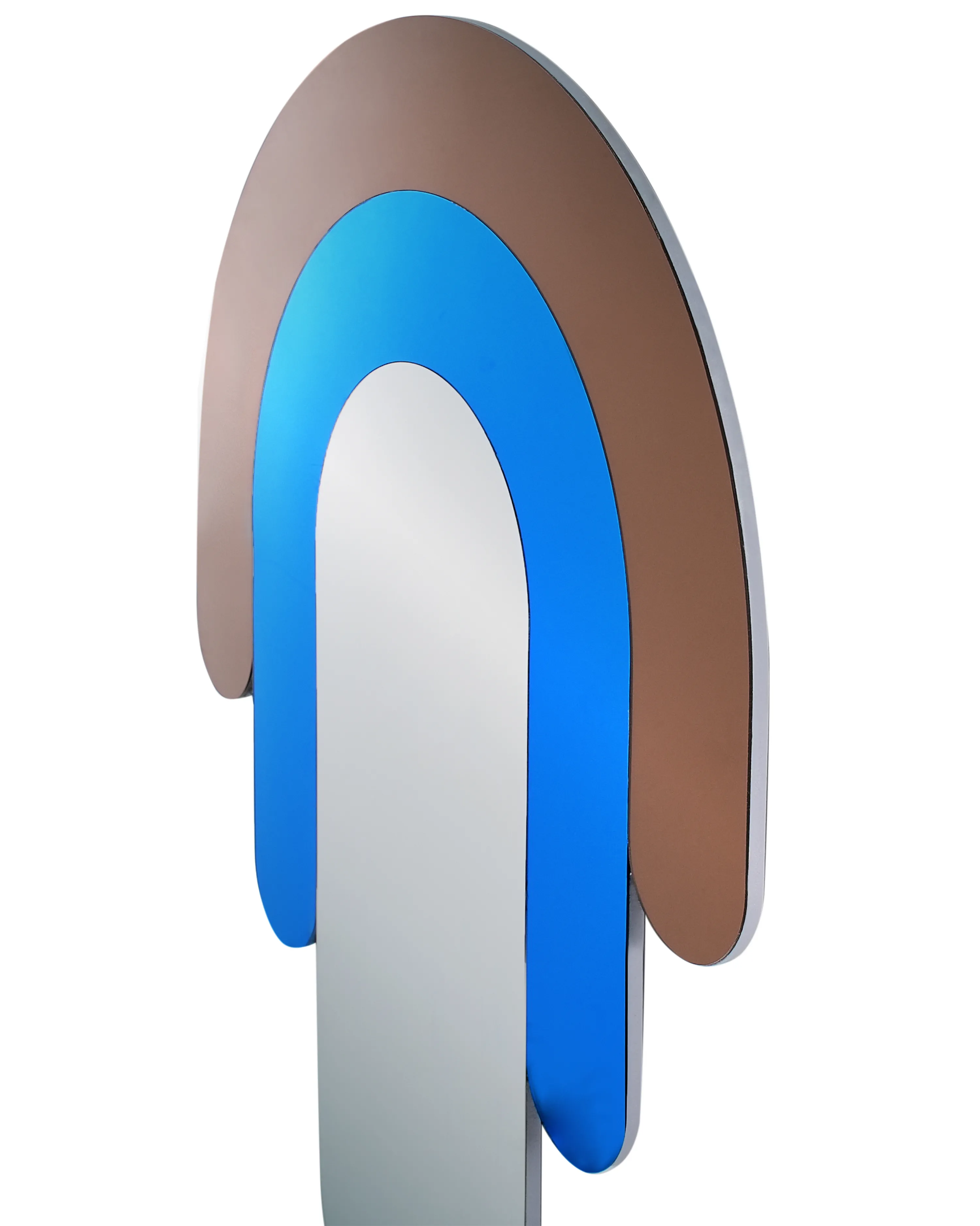 Wandspiegel MESPAUL 60 cm 80 cm Meerkleurig