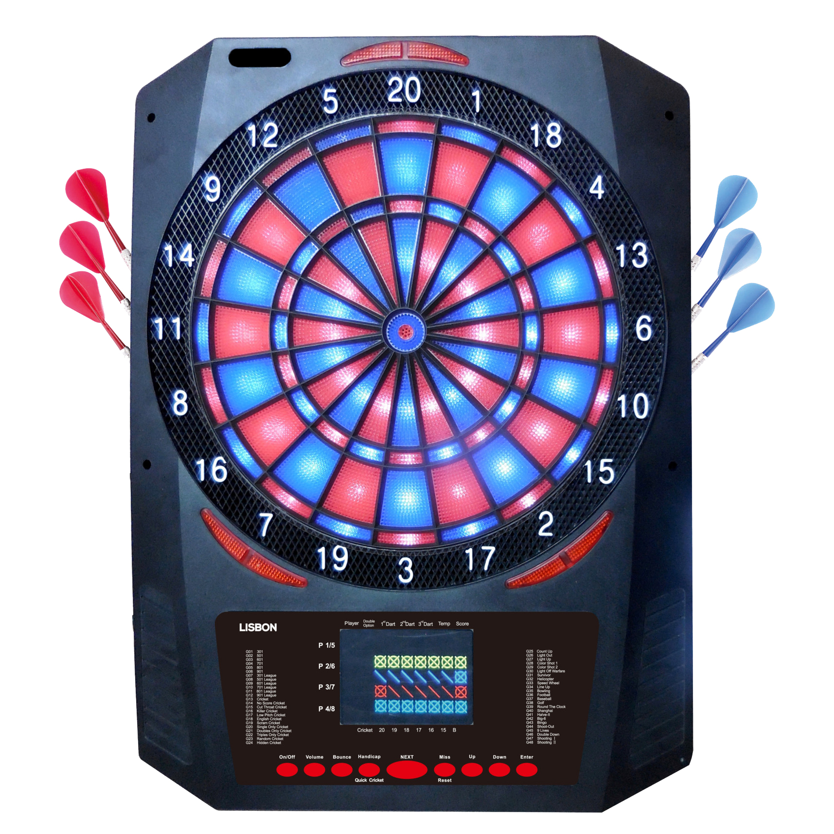 Dartscheibe elektronisch LISBON