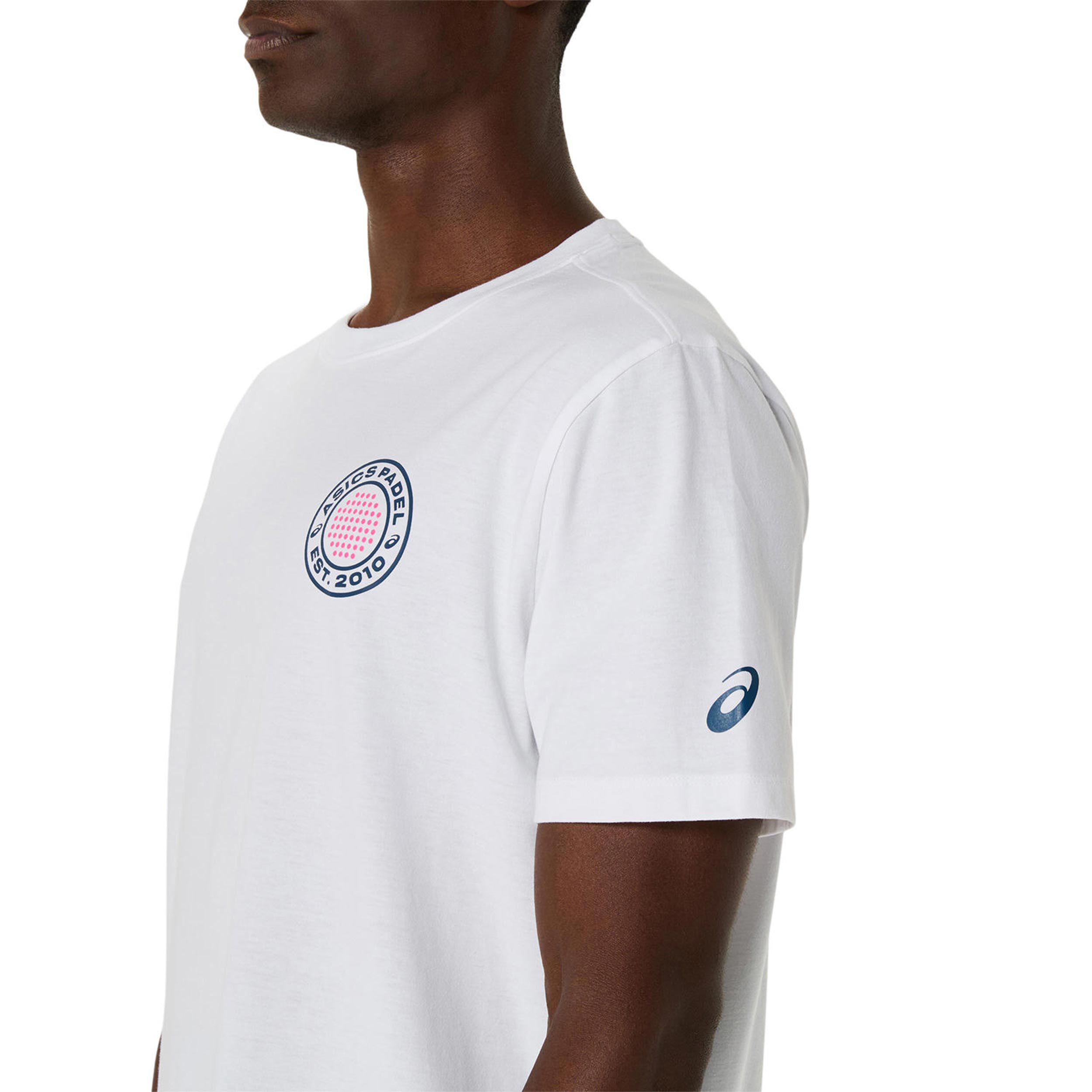 ASICS Court Graphic T-shirt Hommes - Blanc