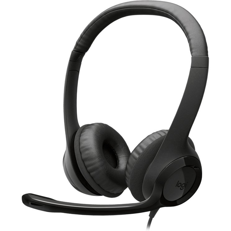 Logitech H390 USB Casque Avec fil Arceau Appels/Musique USB Type-C Noir