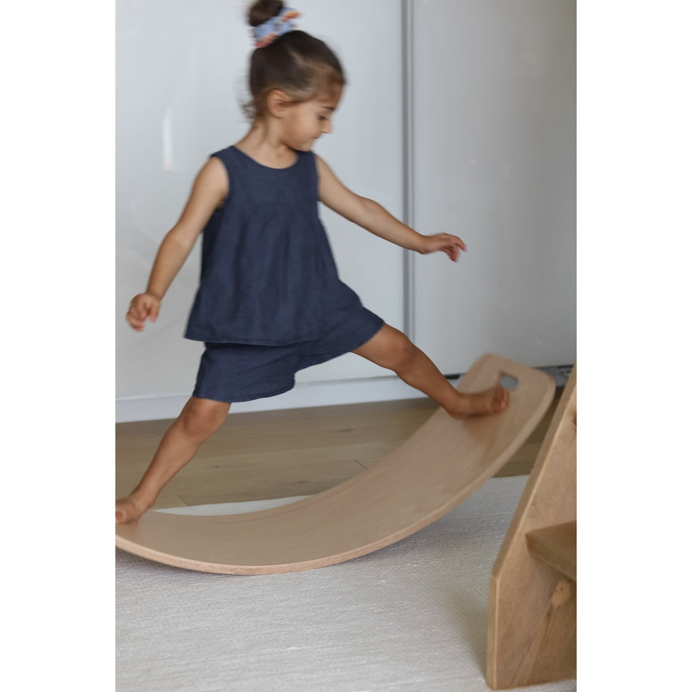 Køb Curve Lab Balancebræt Dark Blue Perfect Arc Felt