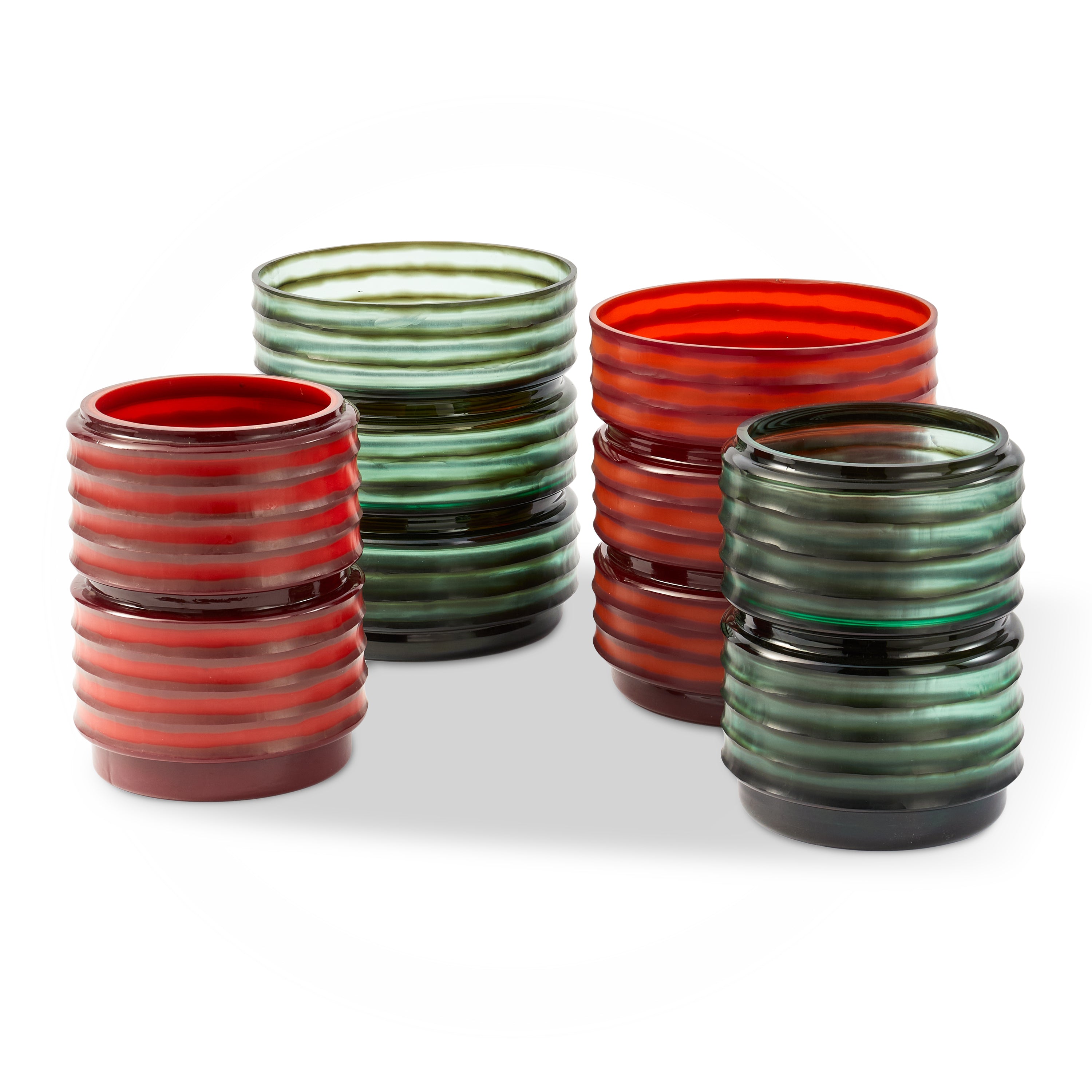 POLSPOTTEN Layer Vaas Ã 20 cm - Coral Red