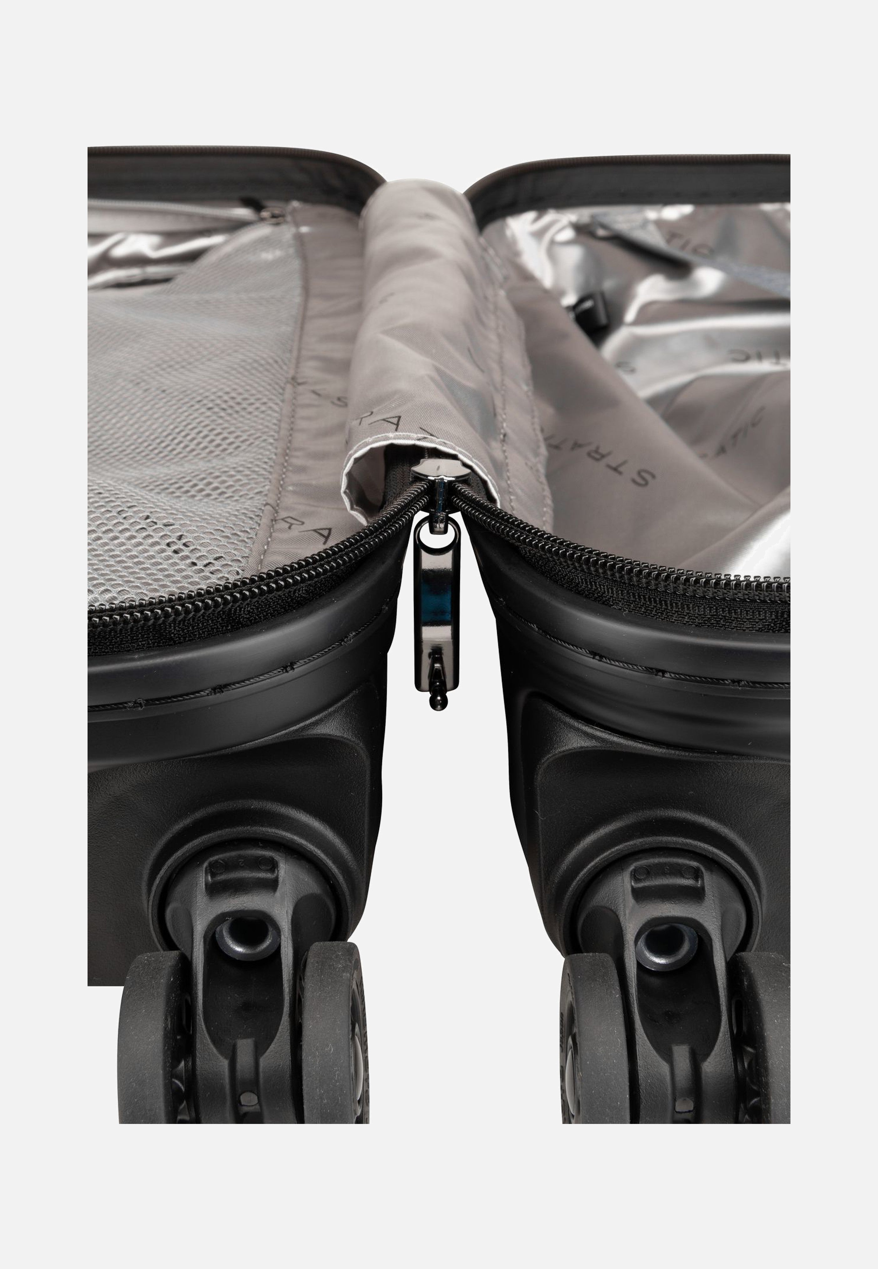 Leather & More Trolley S Front Pocket Matt Black - Koffer