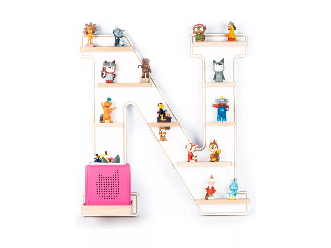 Etagère lettre N pour Toniebox Tonies