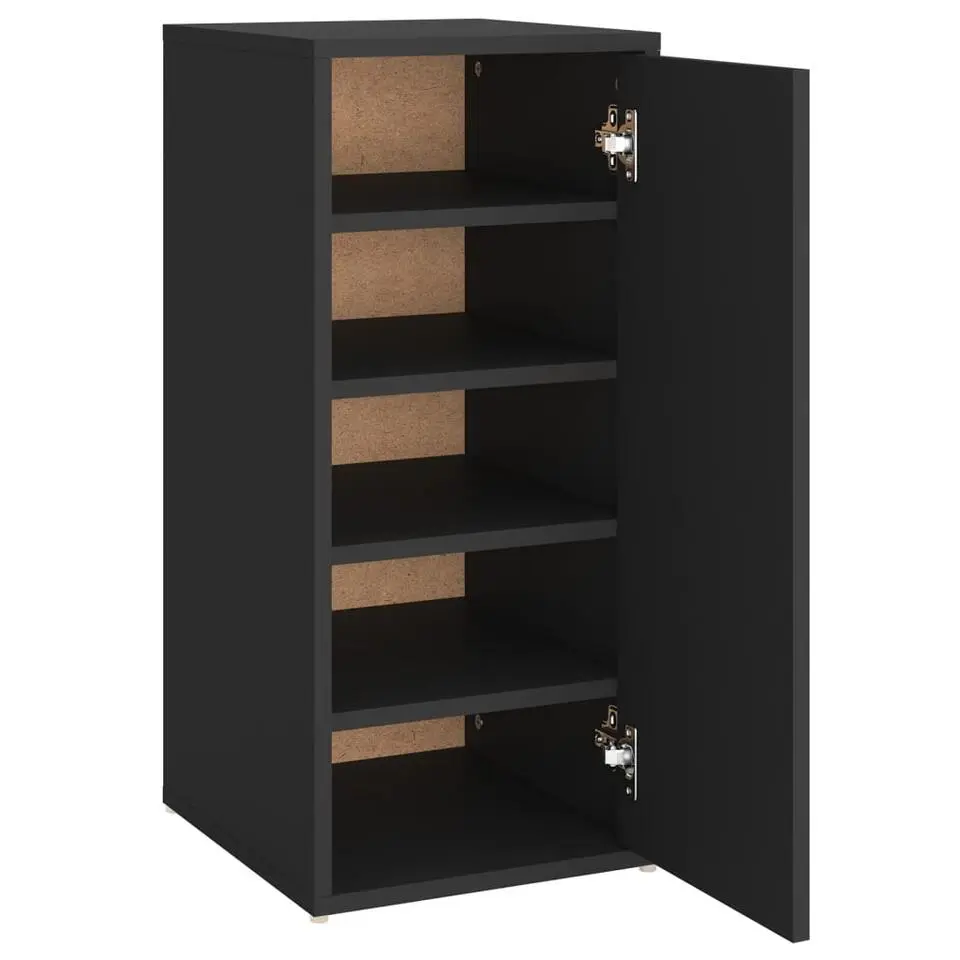 vidaXL - Schoenenkast - Zwart - Bewerkt hout - 31.5 x 35 x 70 cm