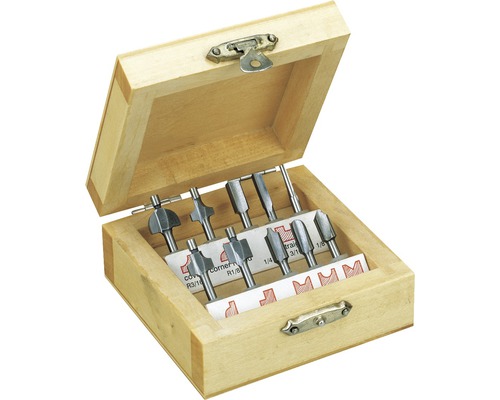 Proxxon houtprofielfreesset, 10-delig.