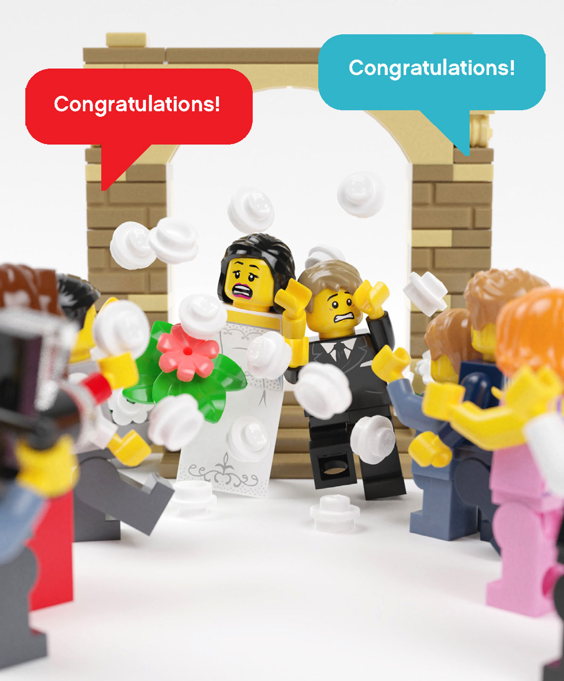 Cartões de minifiguras LEGO®: 20 cartões e envelopes 5007178