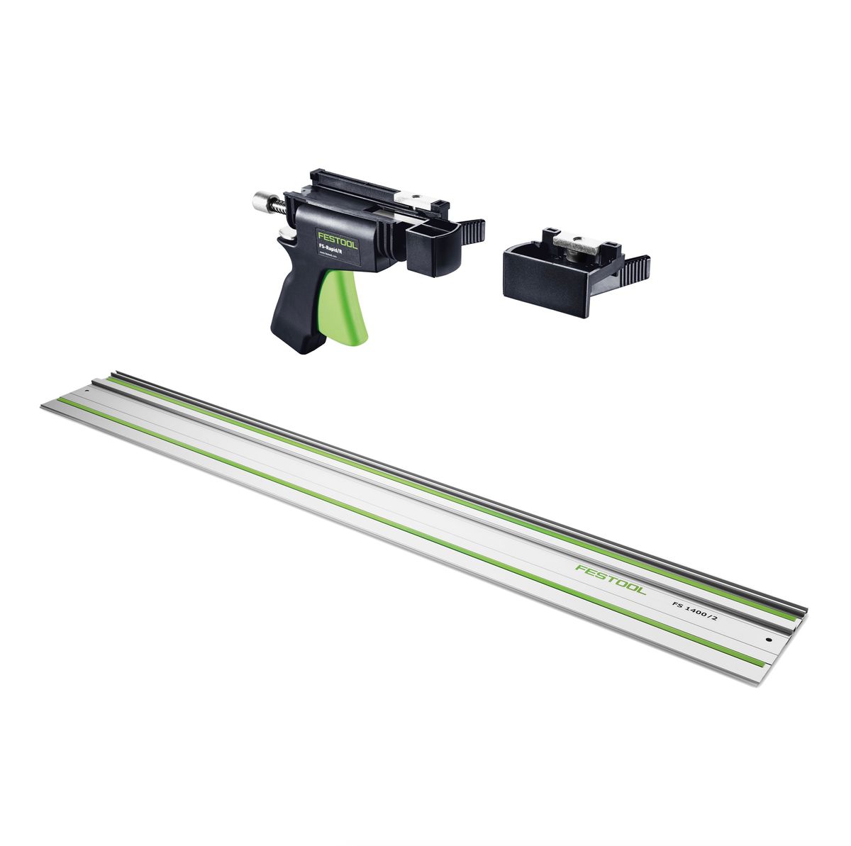 Festool geleiderail snelspanklemset FS 1400/2 ( 491498 ) + FS-RAPID/R ( 489790 )