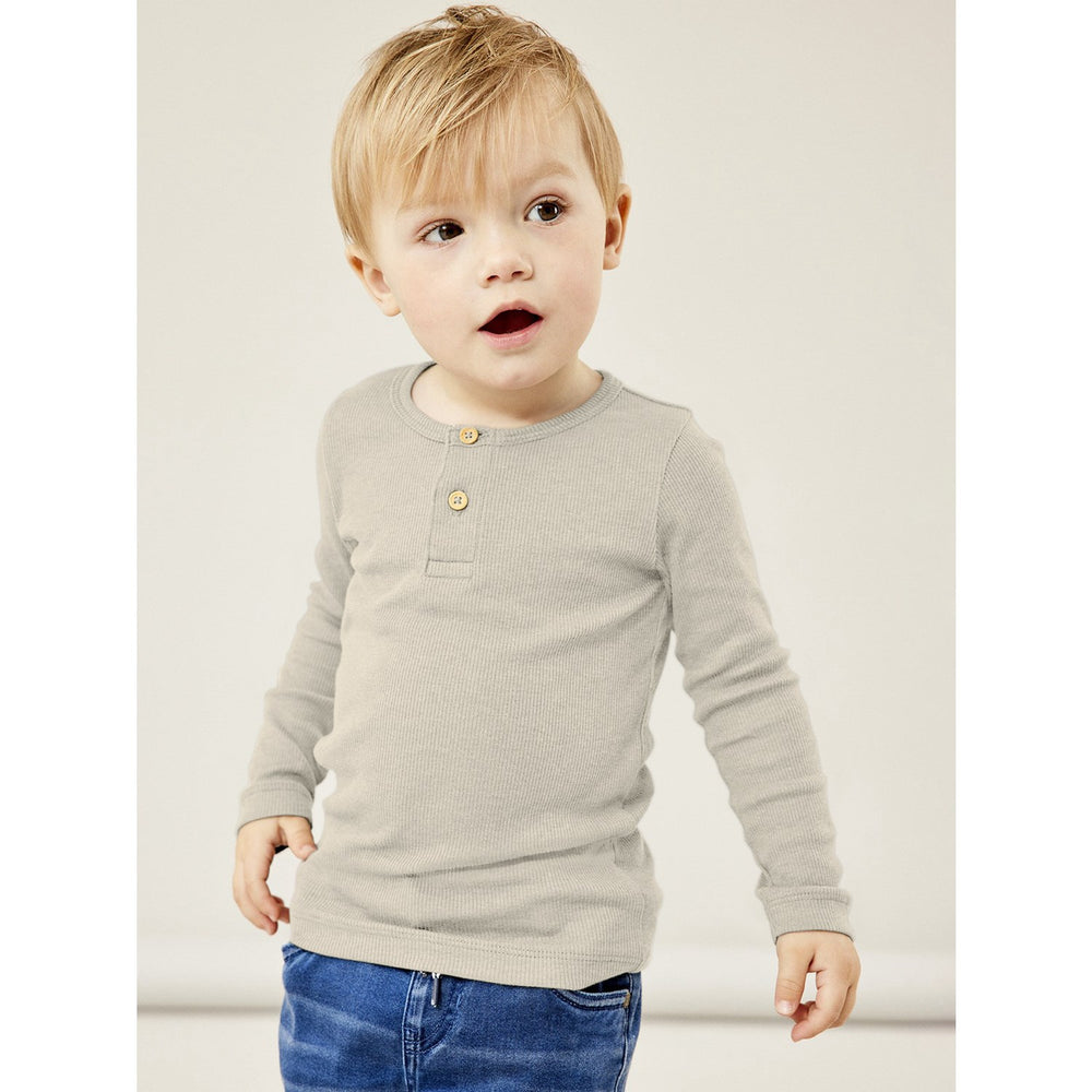 Peyote Melange Kab Noos Bluse - Name it → Luksusbaby.dk