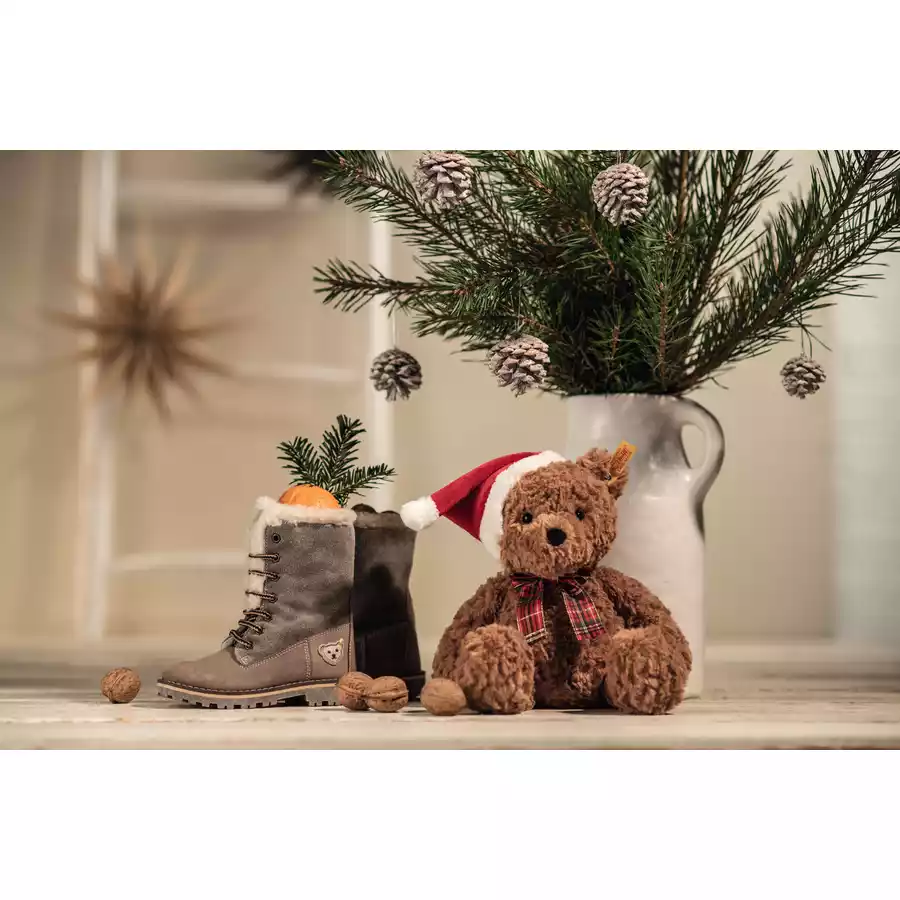 Steiff Soft Cuddly Friends Teddybär Jimmy braun Christmas, 30 cm