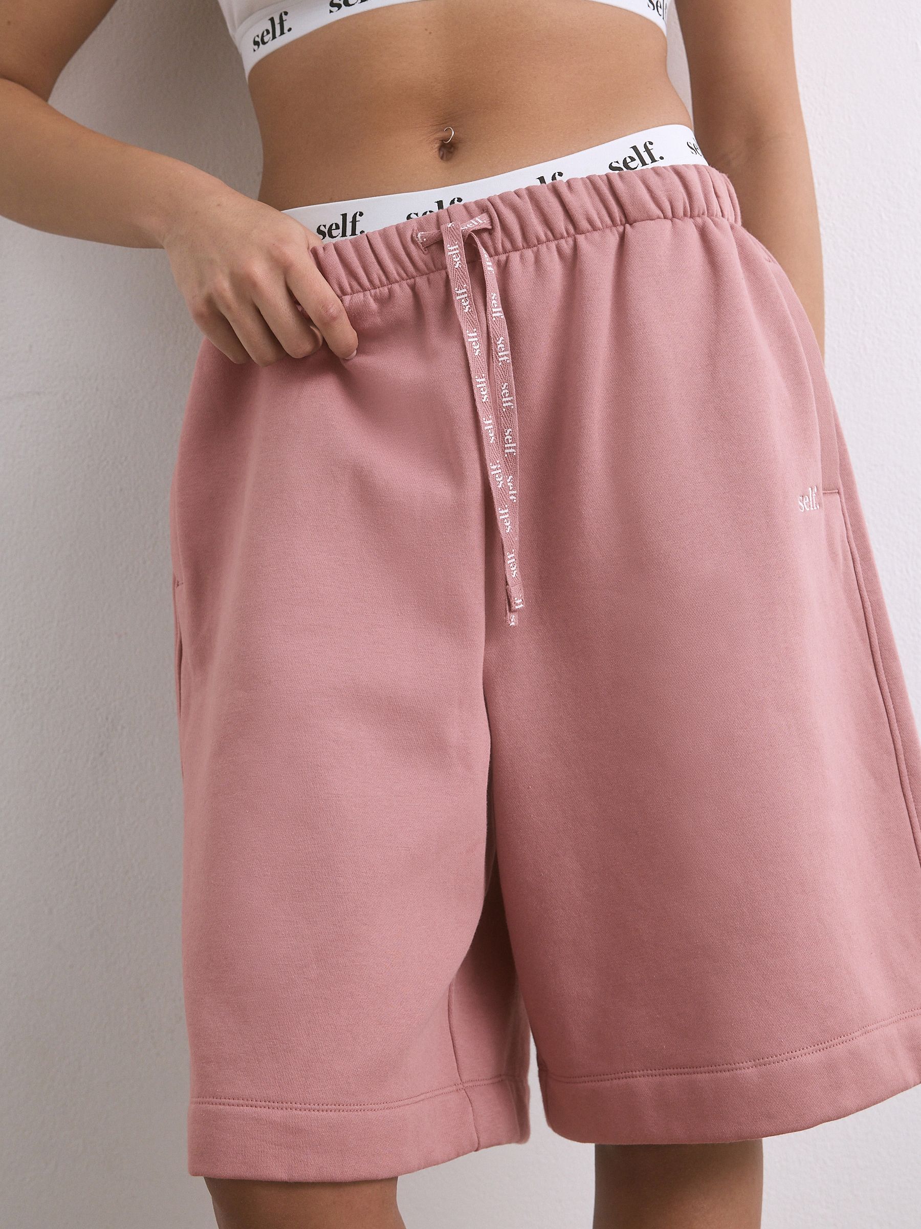 Lange sweatshorts