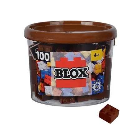 Simba Blox 100 braune 4er Steine in Dose