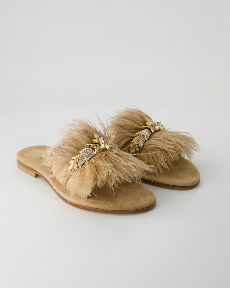 Konstantin Starke FB1114-503 Pantoletten in Beige