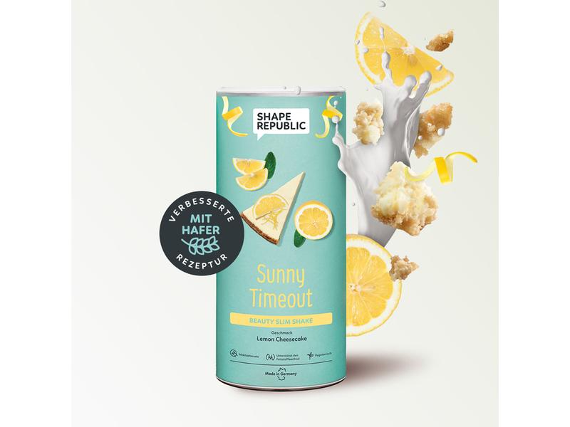 Shape Republic Slim Shake Lemon Cheesecake 420 g Mahlzeitenersatz mit Süssungsmitteln Lemon Cheescake