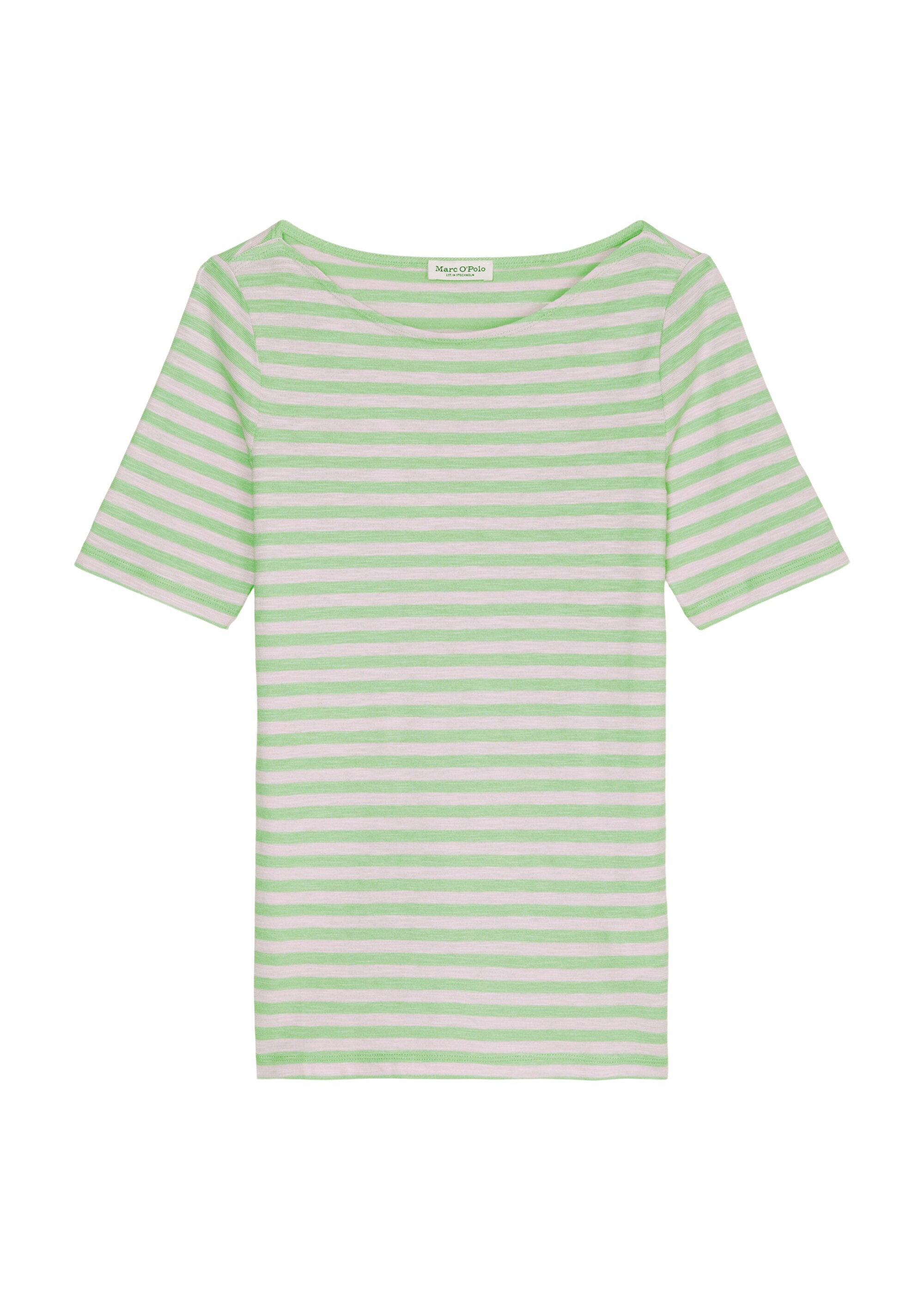 Gestreiftes T-Shirt slim aus Organic Cotton-Jersey