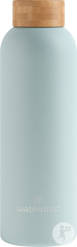 Waterdrop Bouteille Thermo Inox Pastel Turquoise Mat 600ml 1 Pièce