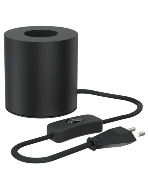 Calex Tafelarmatuur Rond Black + Schakelaar 1.8m - Lichtbron -