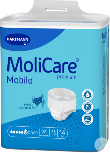 Hartmann MoliCare Premium Mobile 6 Gouttes Taille M 14 Pièces