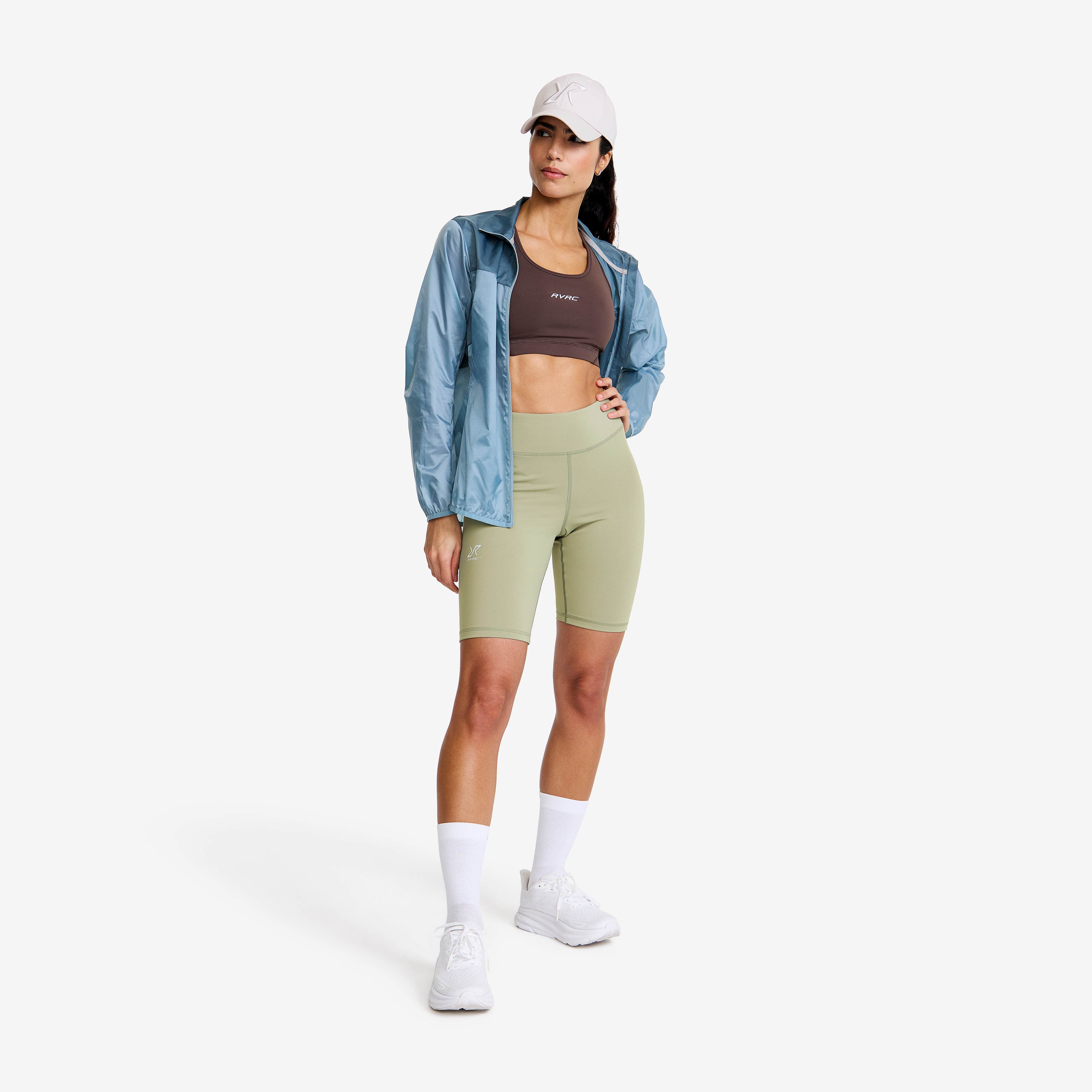 Flow High-waisted Biker Shorts Dame Shadow